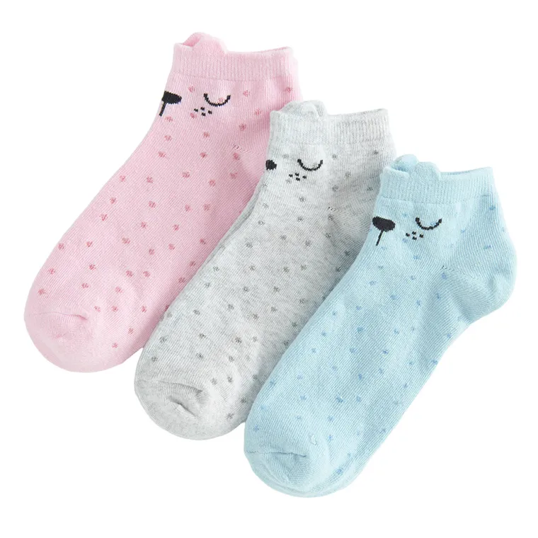 Cool Club, Skarpetki dziewczęce, stopki, mix, zestaw, 3 szt.