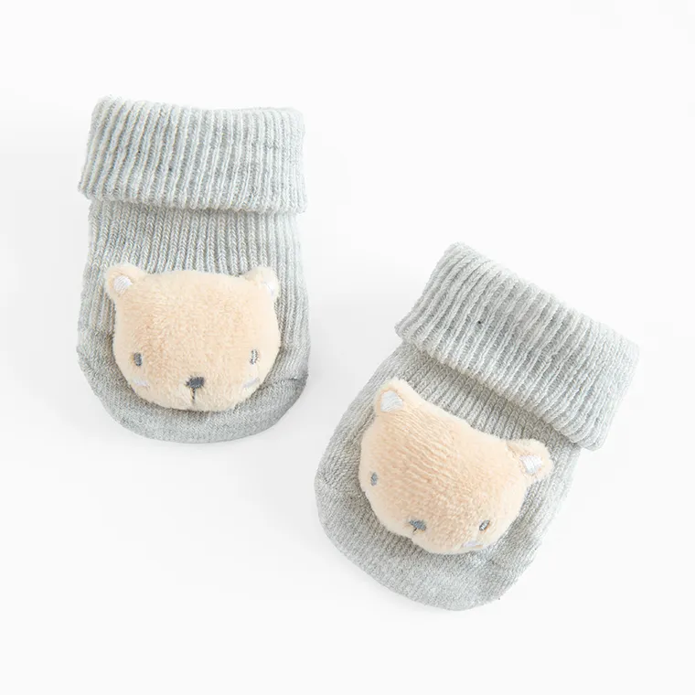 Cool Club, Skarpetki niemowlęce, sensoryczne, szare