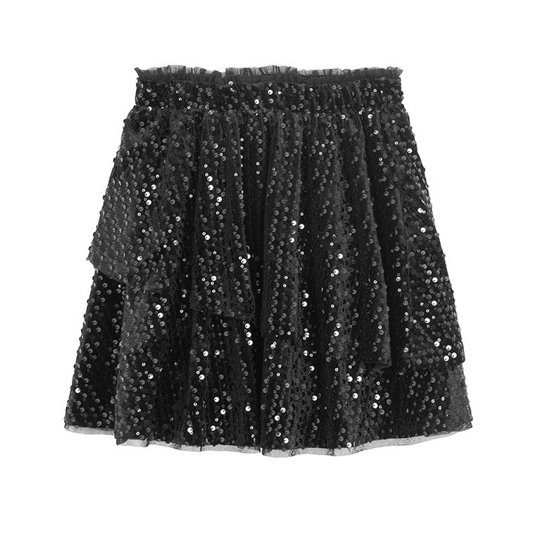 Cool Club, Spódnica dziewczęca, welurowa, czarna