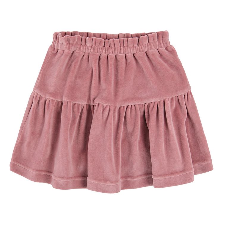 Cool Club, Spódnica dziewczęca, welurowa, różowa