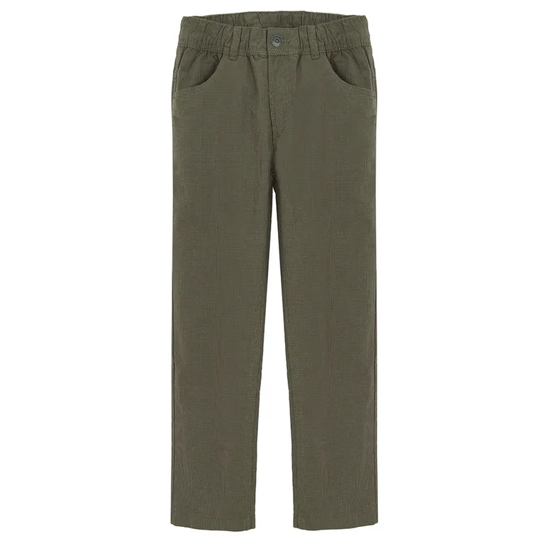Cool Club, Spodnie chłopięce materiałowe, ocieplane, khaki
