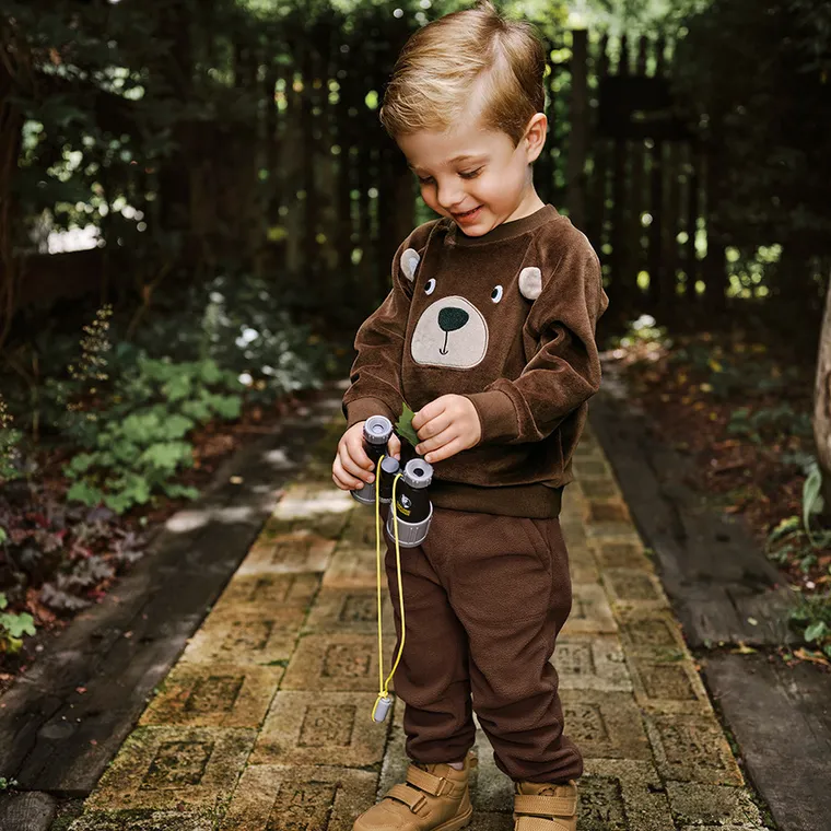 Cool Club, Spodnie dresowe chłopięce, brązowe