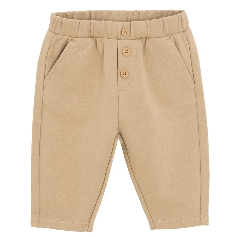 Cool Club, Spodnie dresowe chłopięce, ciemnobeżowe