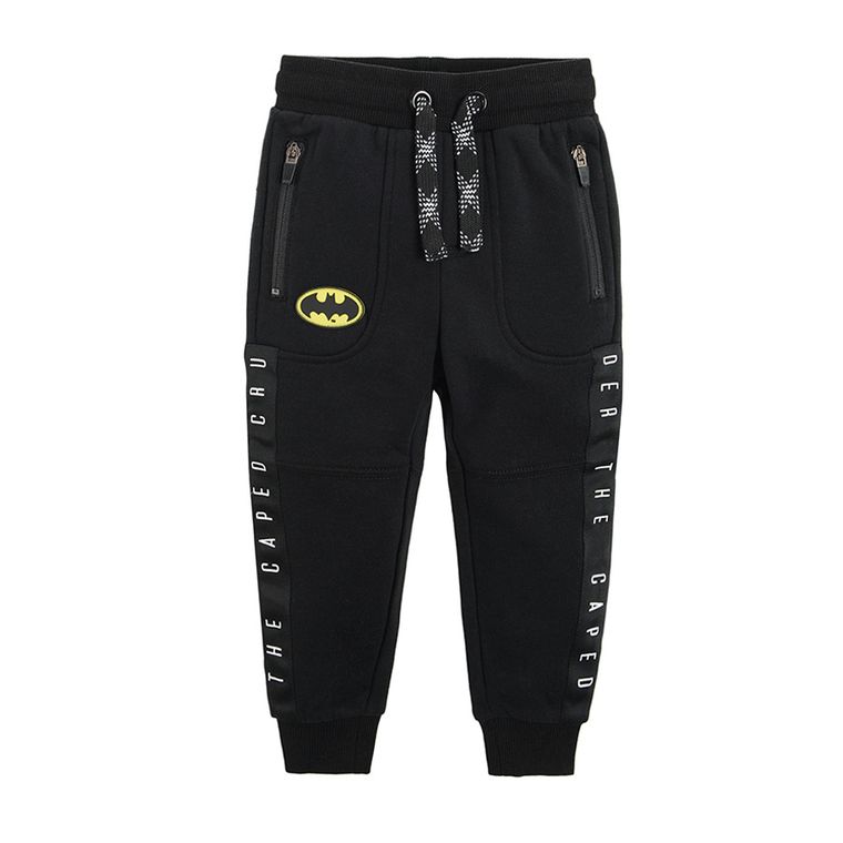 Cool Club, Spodnie dresowe chłopięce, czarne, Batman