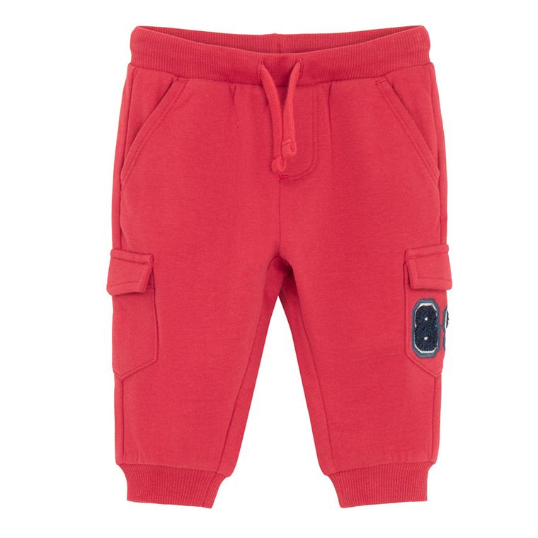 Cool Club, Spodnie dresowe chłopięce, czerwone