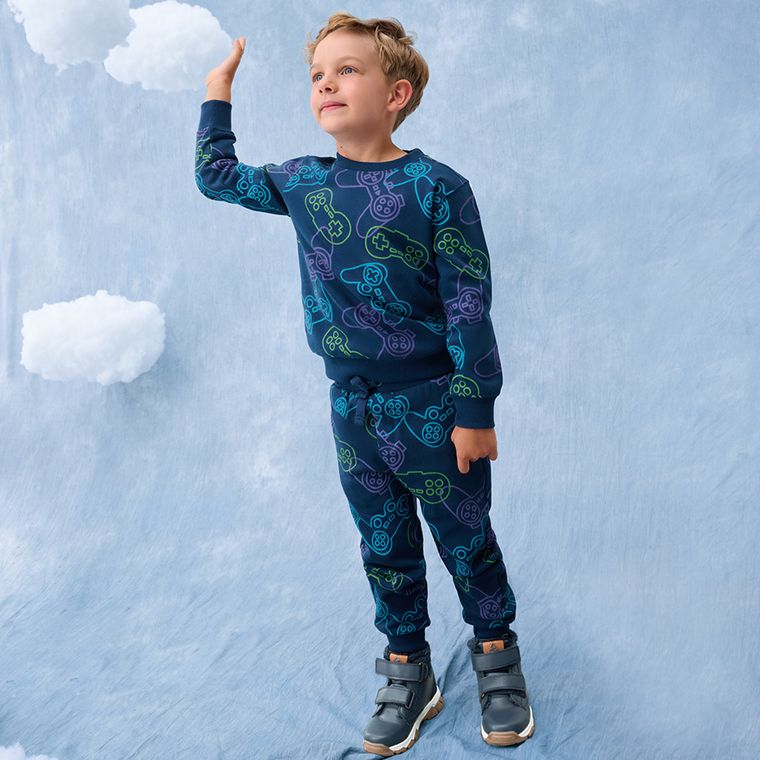 Cool Club, Spodnie dresowe chłopięce, granatowe