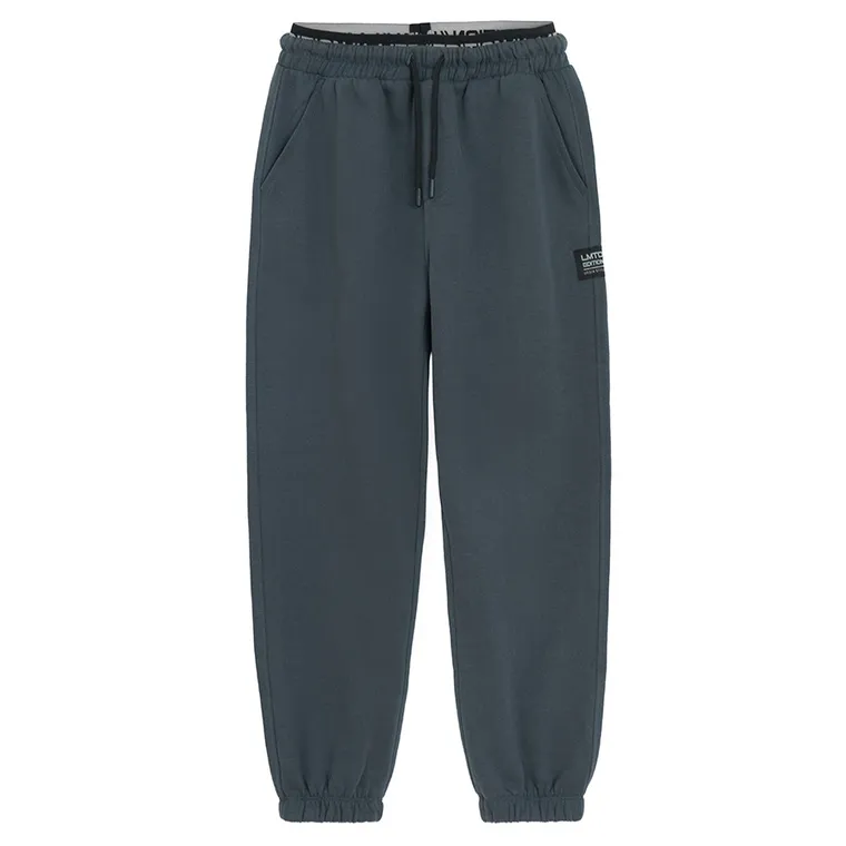 Cool Club, Spodnie dresowe chłopięce, loose, szare