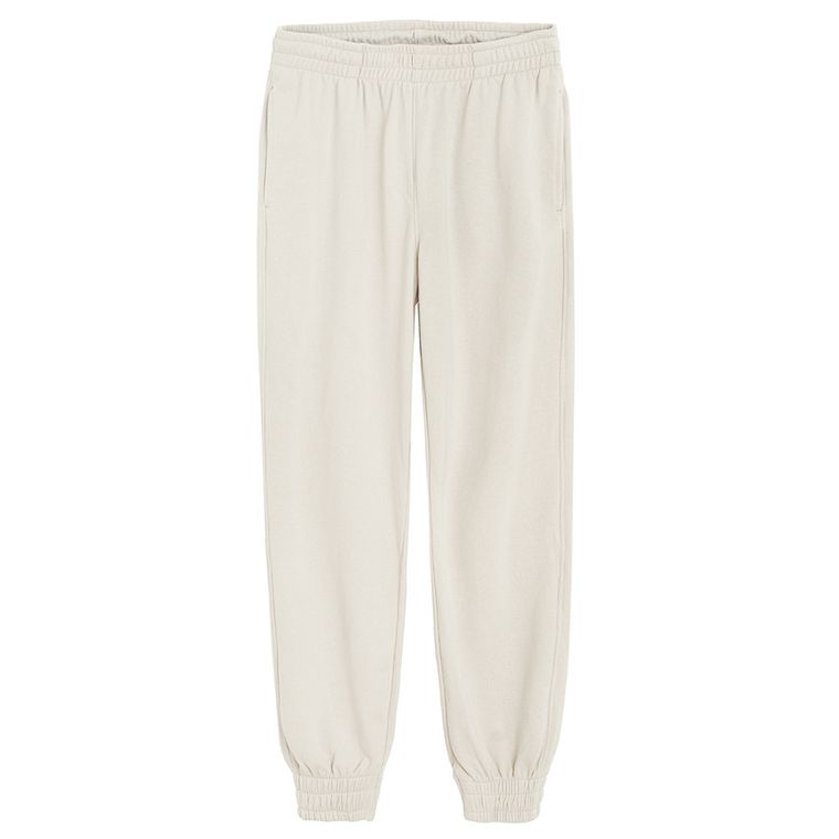 Cool Club, Spodnie dresowe chłopięce, oversize, beżowe