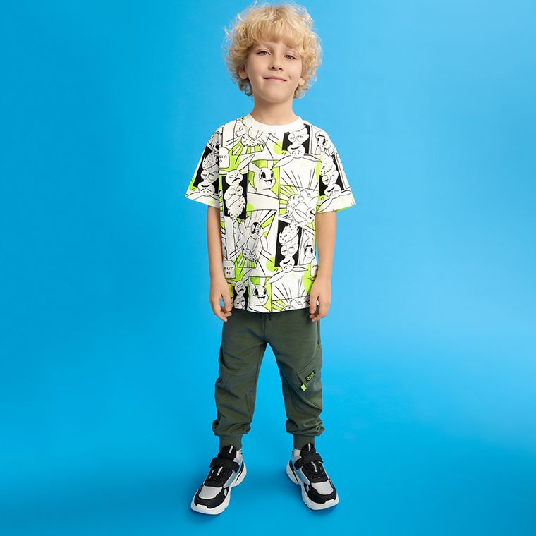 Cool Club, Spodnie dresowe chłopięce, zielone