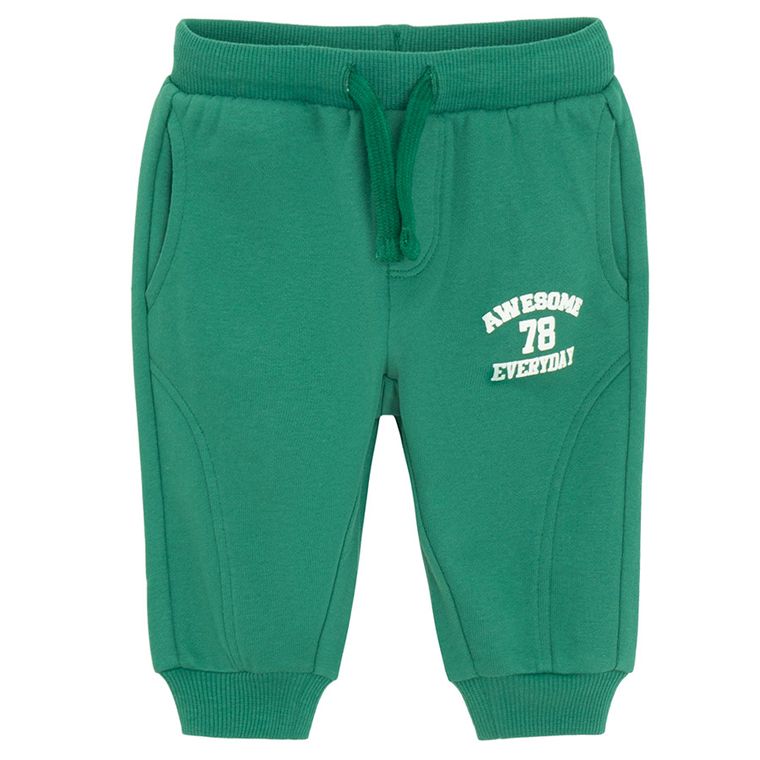 Cool Club, Spodnie dresowe chłopięce, zielone