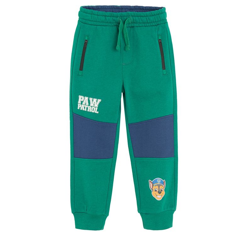 Cool Club, Spodnie dresowe chłopięce, zielone, Psi Patrol