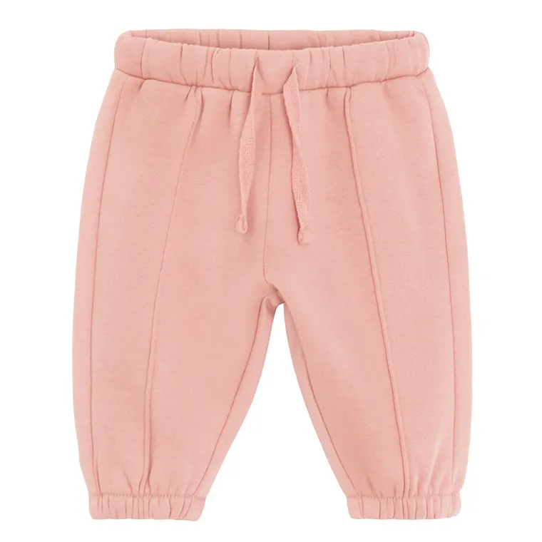 Cool Club, Spodnie dresowe dziewczęce, ocieplane, różowe