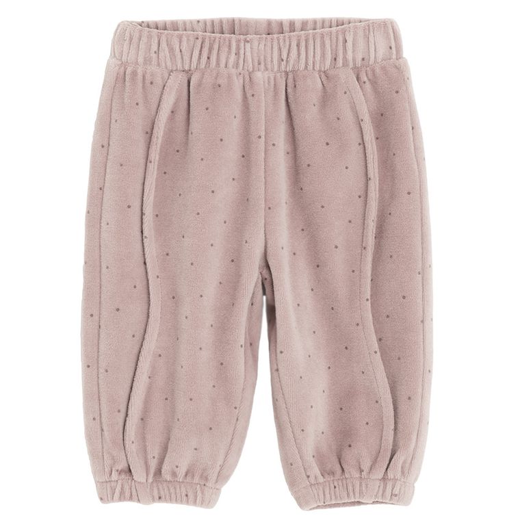 Cool Club, Spodnie dresowe dziewczęce, welurowe, fioletowe