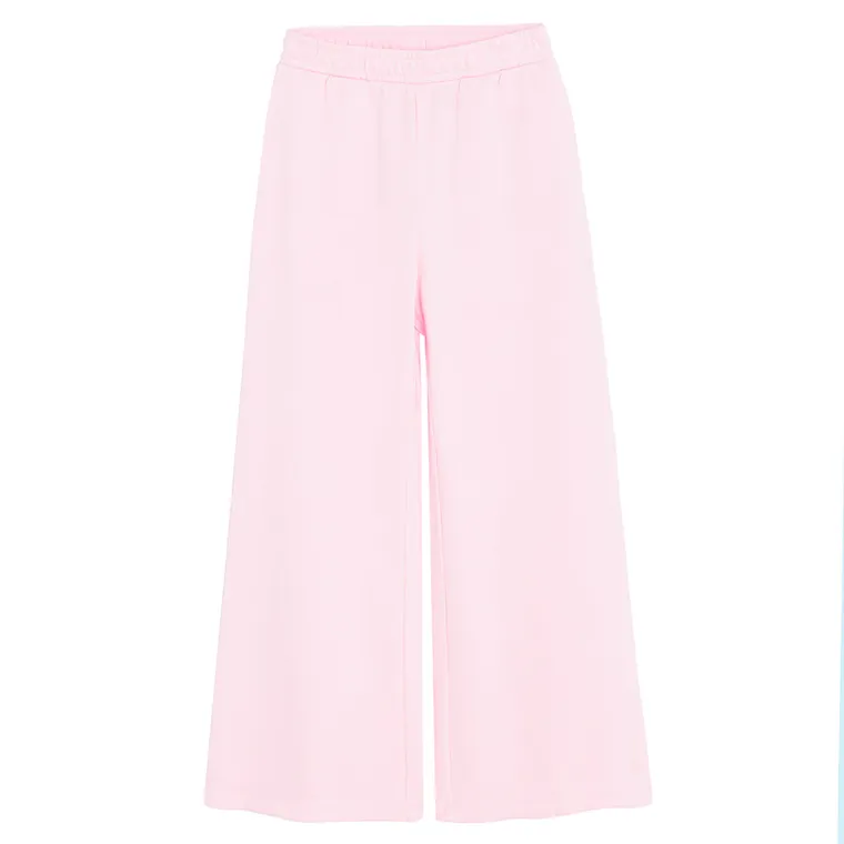 Cool Club, Spodnie dresowe dziewczęce, wide, różowe