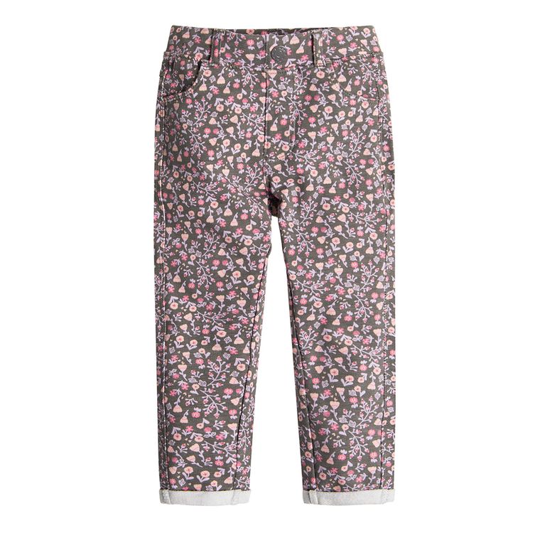 Cool Club, Spodnie dziewczęce, różowe kwiatki