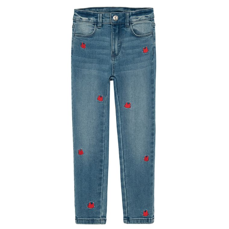 Cool Club, Spodnie jeansowe dziewczęce, slim fit, denim