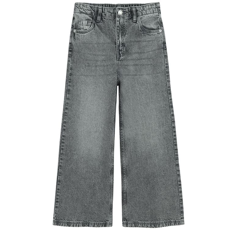 Cool Club, Spodnie jeansowe dziewczęce, wide, szare
