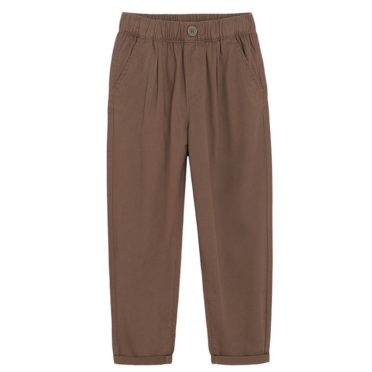 Cool Club, Spodnie materiałowe chłopięce, brązowe