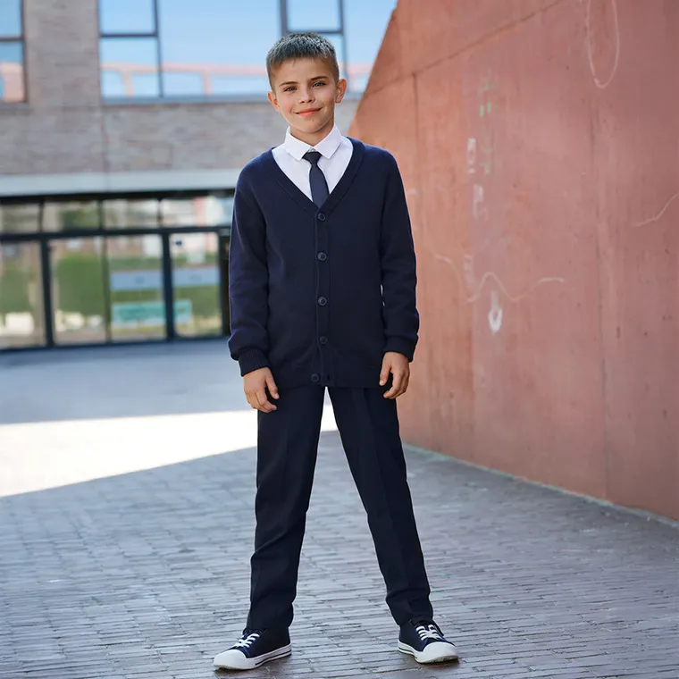 Cool Club, Spodnie materiałowe chłopięce, granatowe