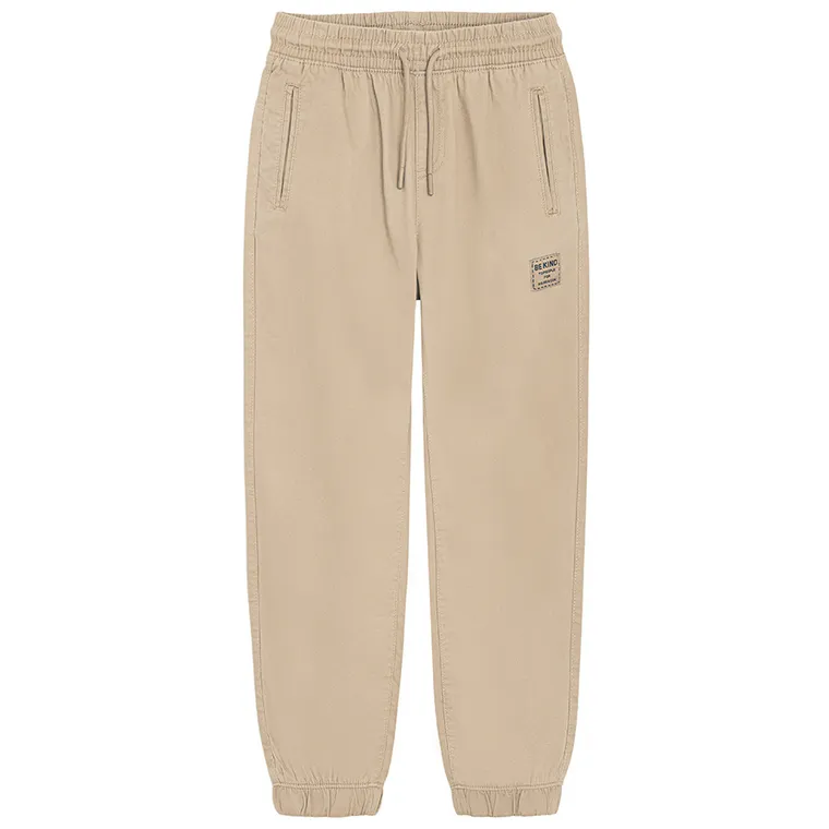 Cool Club, Spodnie materiałowe chłopięce, jogger, beżowe