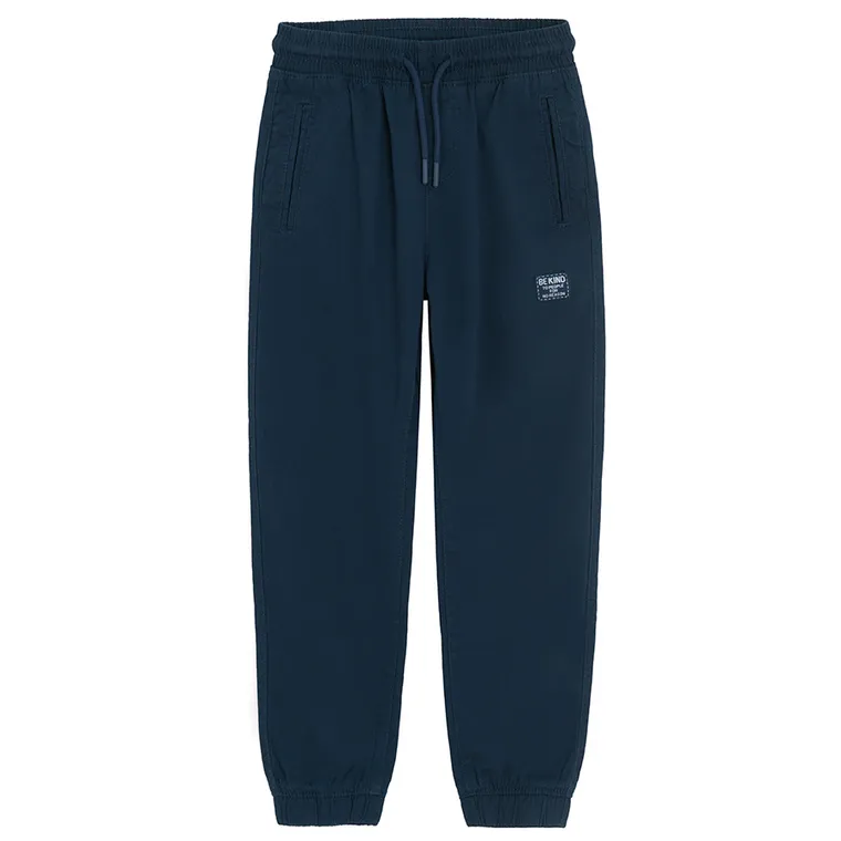 Cool Club, Spodnie materiałowe chłopięce, jogger, granatowe