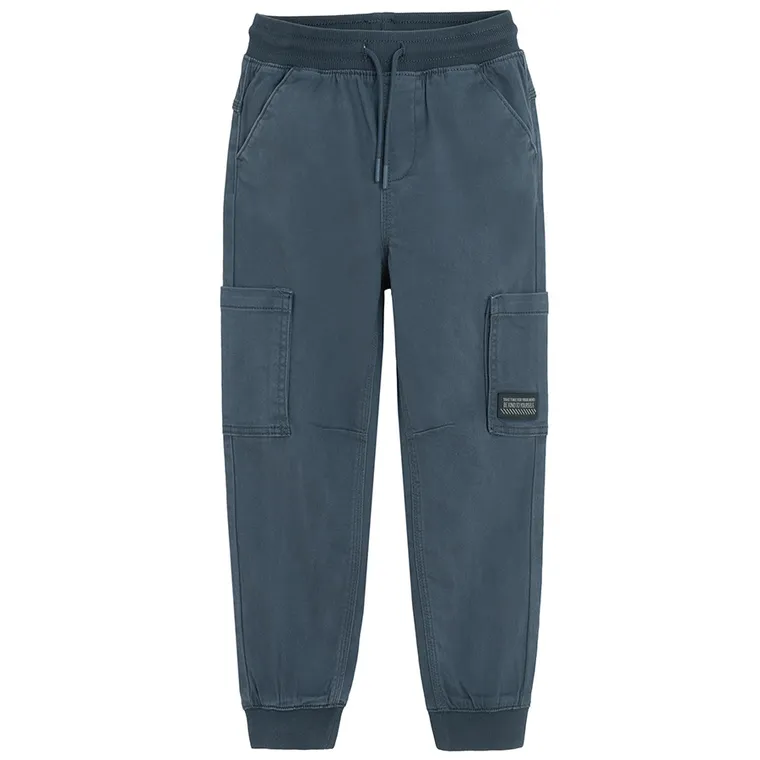 Cool Club, Spodnie materiałowe chłopięce, jogger, niebieskie