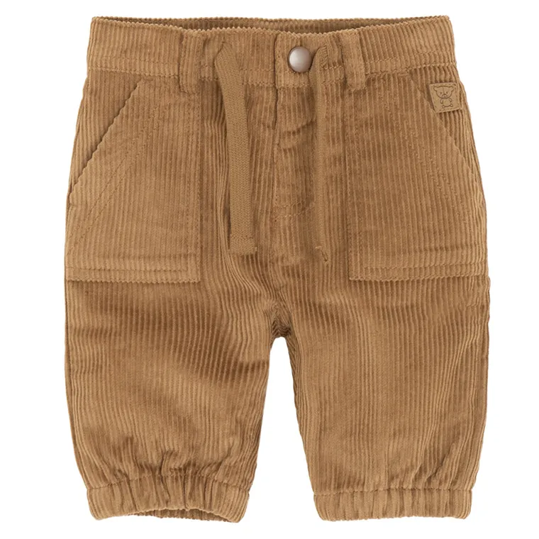 Cool Club, Spodnie materiałowe chłopięce, sztruksowe, brązowe