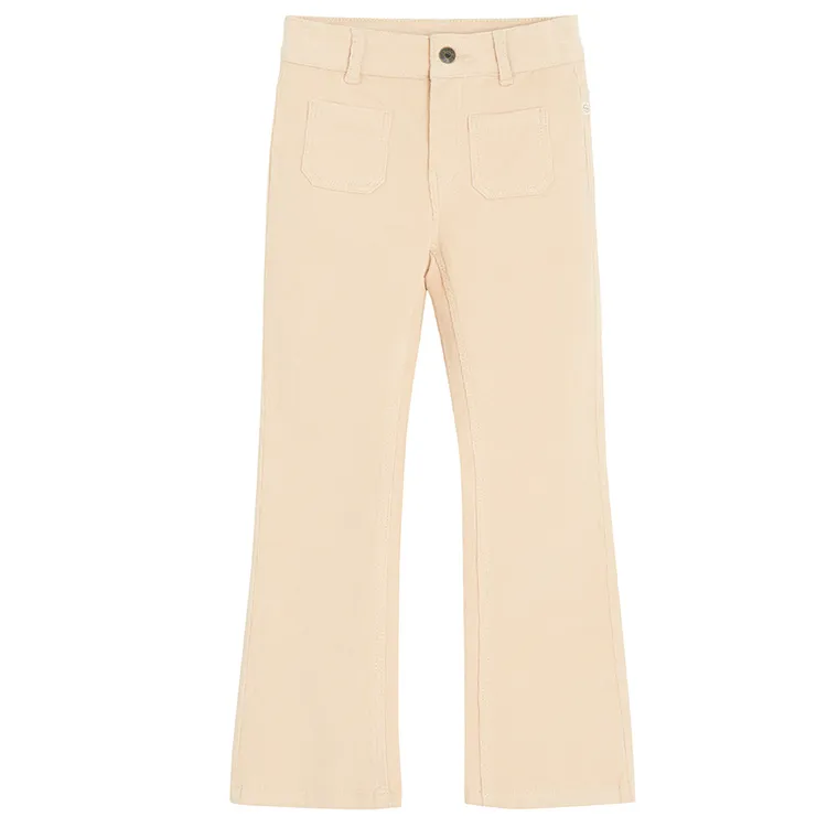 Cool Club, Spodnie materiałowe dziewczęce, beżowe