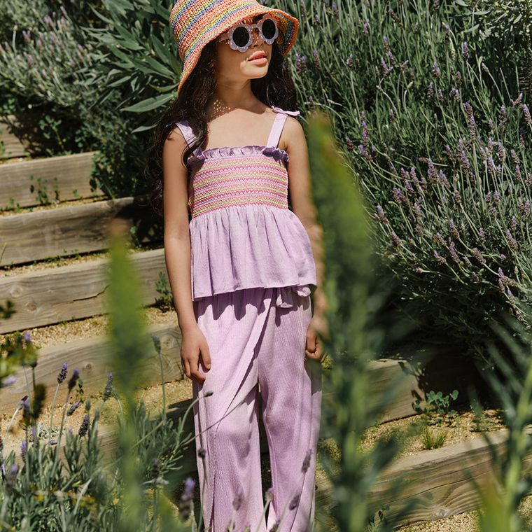 Cool Club, Spodnie materiałowe dziewczęce, fioletowe