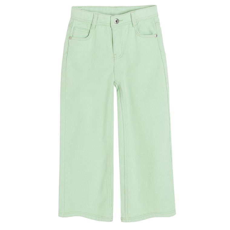 Cool Club, Spodnie materiałowe dziewczęce, zielone