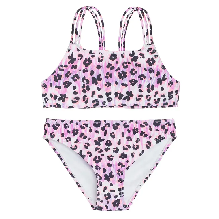 Cool Club, Strój kąpielowy dziewczęcy dwuczęściowy, UV 50, fioletowy