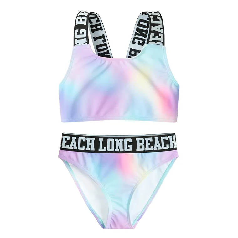 Cool Club, Strój kąpielowy dziewczęcy dwuczęściowy, UV 50, mix