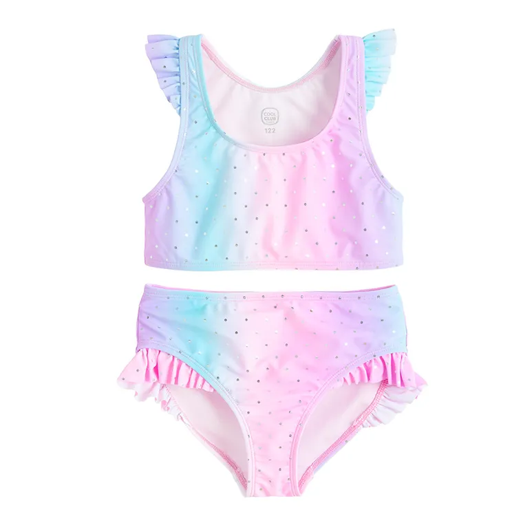 Cool Club, Strój kąpielowy dziewczęcy dwuczęściowy, UV 50, mix