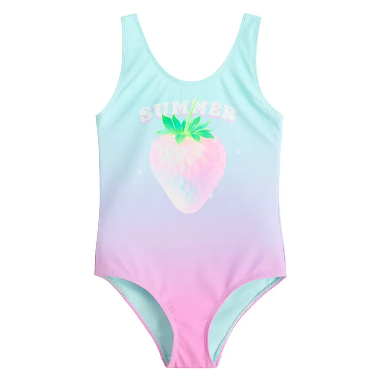 Cool Club, Strój kąpielowy dziewczęcy jednoczęściowy, UV 50, mix