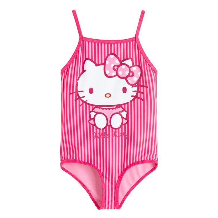 Cool Club, Strój kąpielowy dziewczęcy jednoczęściowy, UV 50, mix, Hello Kitty