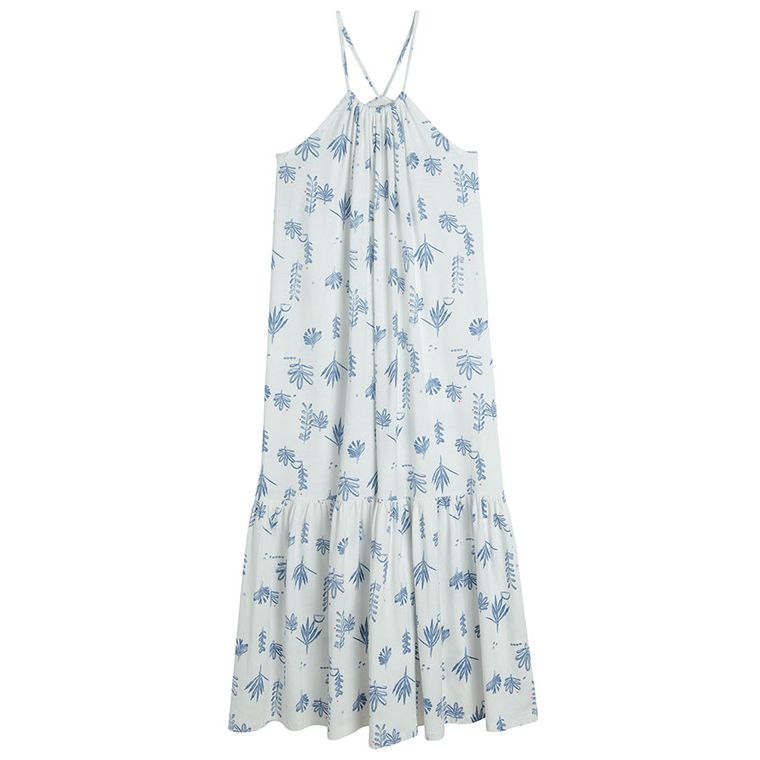 Cool Club, Sukienka damska na ramiączka, biała