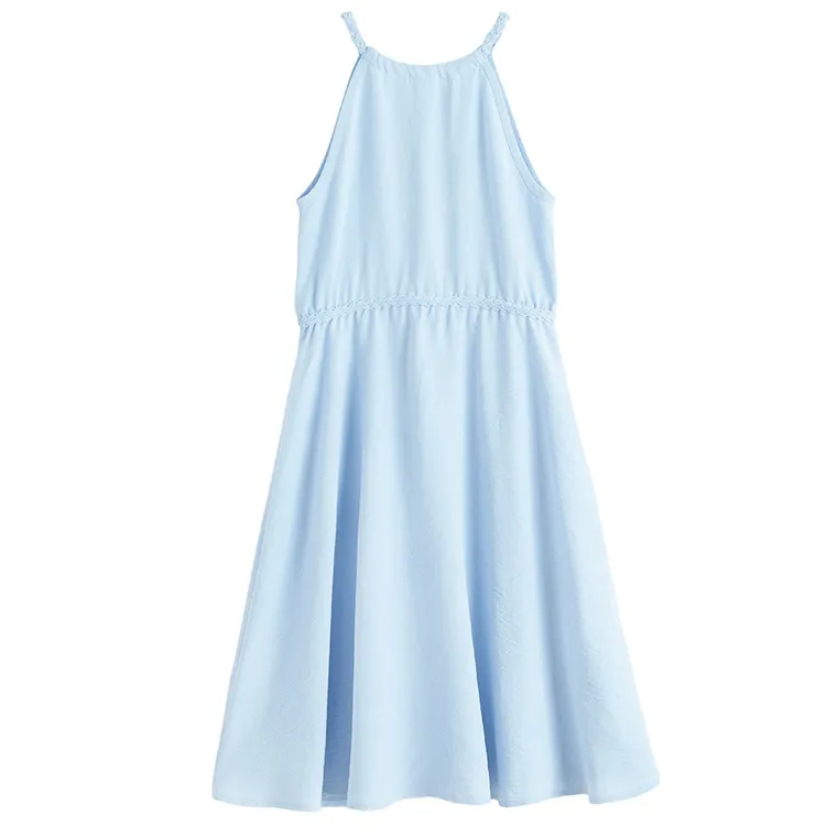 Cool Club, Sukienka dziewczęca bez rękawów, niebieska