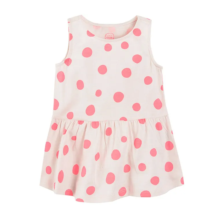 Cool Club, Sukienka dziewczęca bez rękawów, różowa