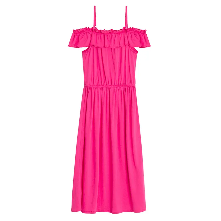 Cool Club, Sukienka dziewczęca bez rękawów, różowa