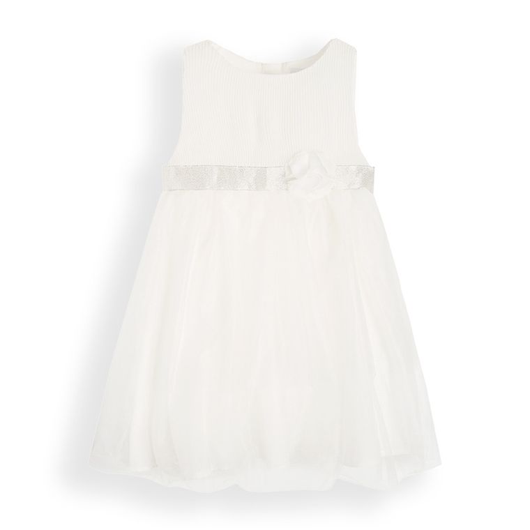 Cool Club, Sukienka dziewczęca bez rękawów, tiul i falbany