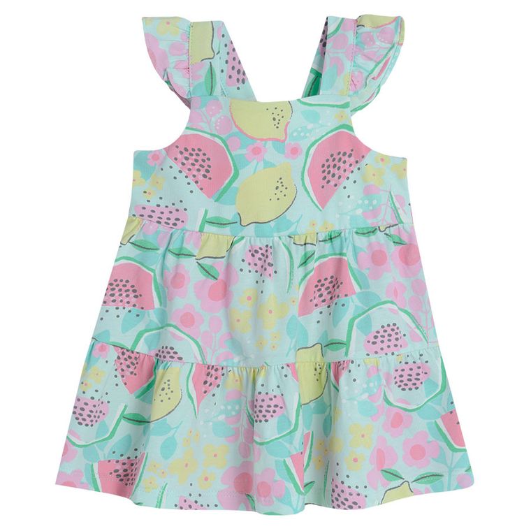 Cool Club, Sukienka dziewczęca na ramiączka, miętowa