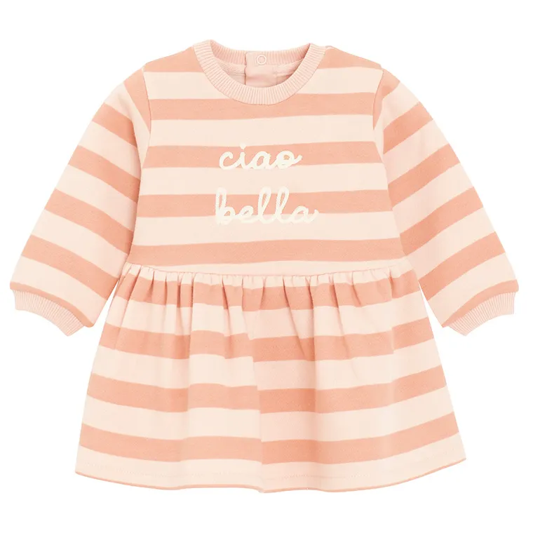 Cool Club, Sukienka dziewczęca z długim rękawem, różowa