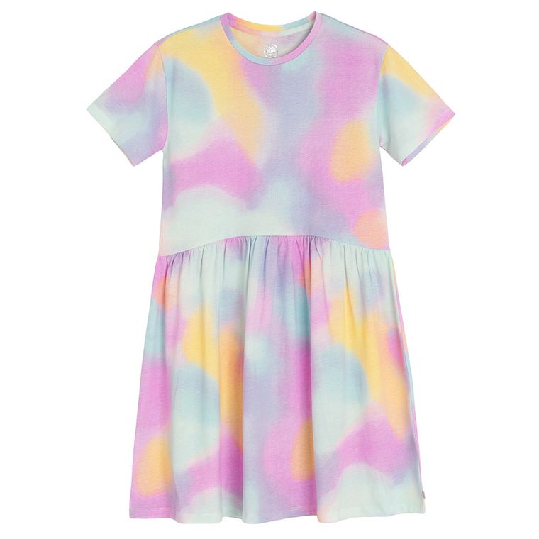 Cool Club, Sukienka dziewczęca z krótkim rękawem, mix