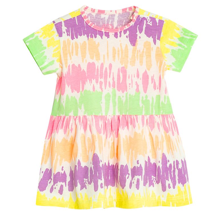 Cool Club, Sukienka dziewczęca z krótkim rękawem, mix,