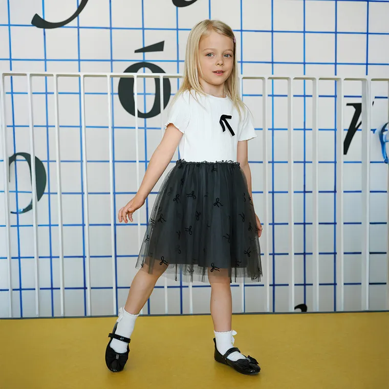 Cool Club, Sukienka dziewczęca z krótkim rękawem, mix