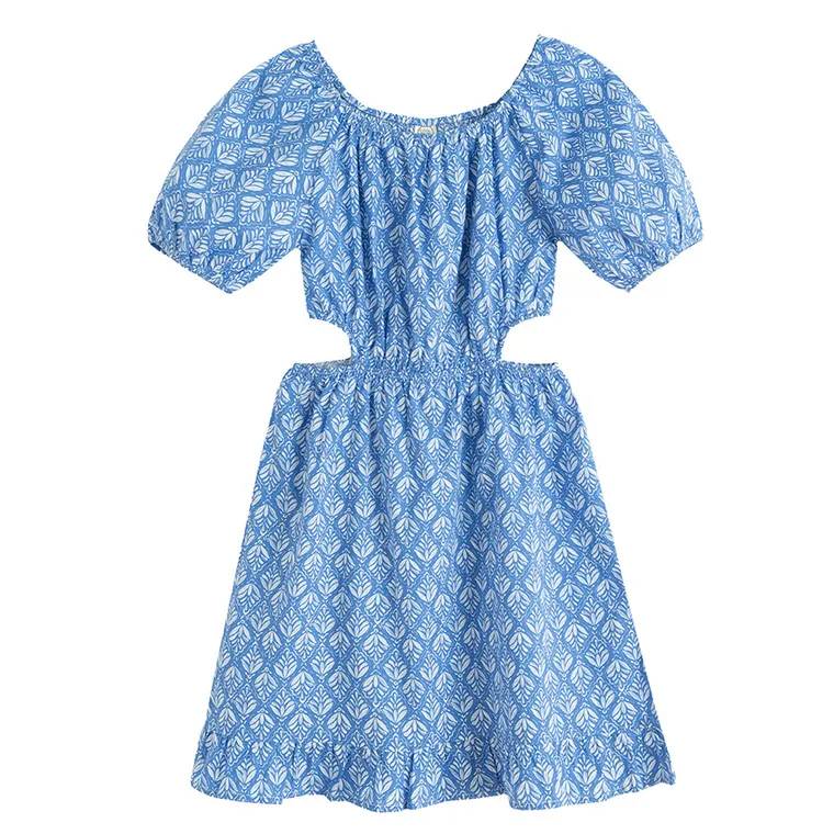 Cool Club, Sukienka dziewczęca z krótkim rękawem, niebieska