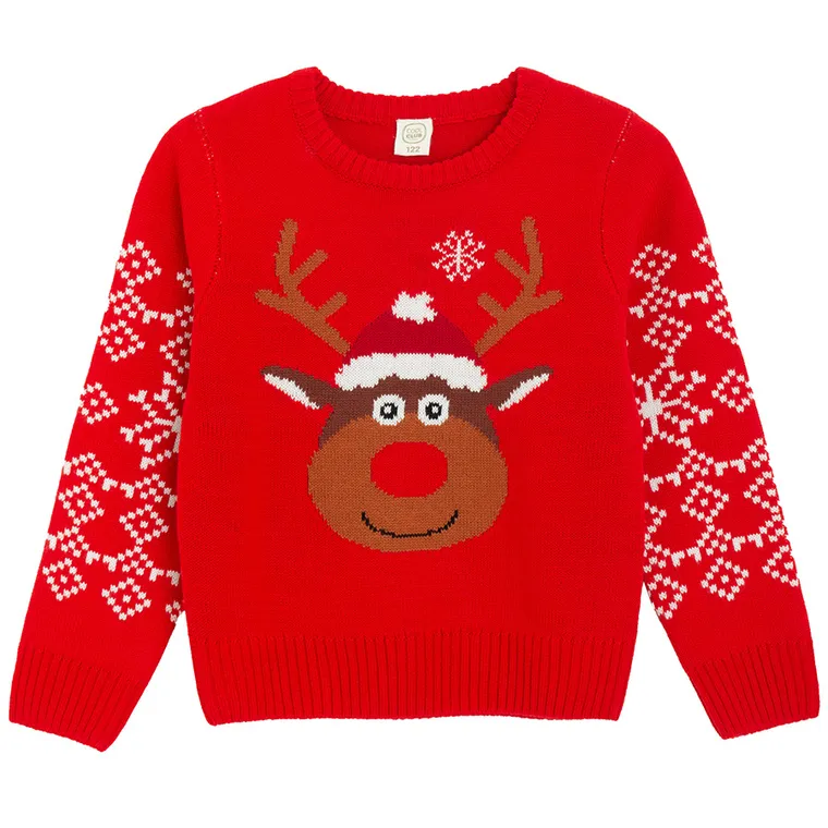 Cool Club, Sweter chłopięcy, czerwony