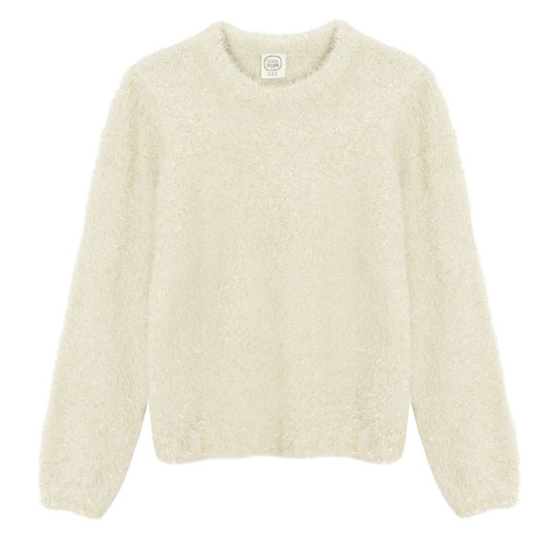 Cool Club, Sweter dziewczęcy, beżowy
