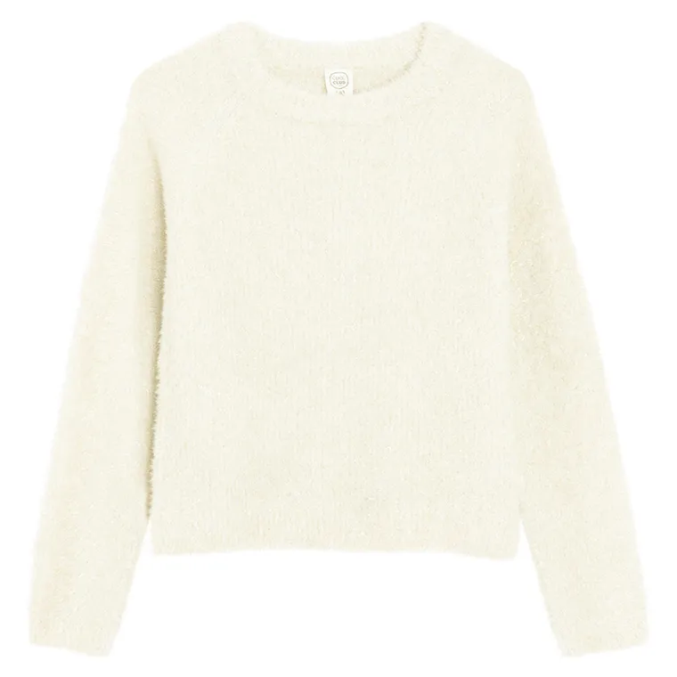 Cool Club, Sweter dziewczęcy, jasnobeżowy