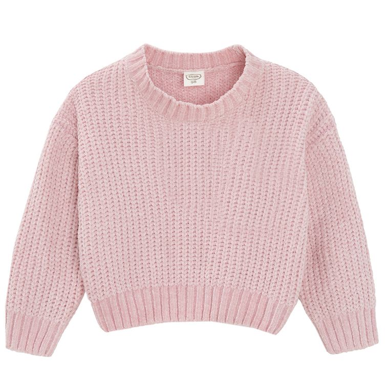 Cool Club, Sweter dziewczęcy, różowy